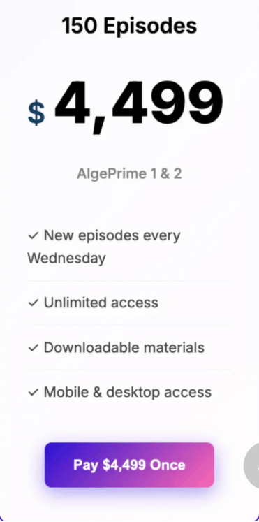 AlgePrime full series